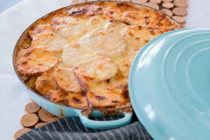 Greek recipe: leek and lamb moussaka